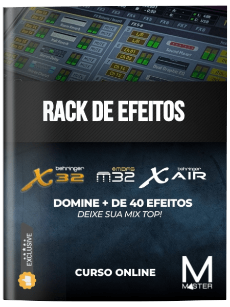 Rack de Efeitos X32, xAir e M32
